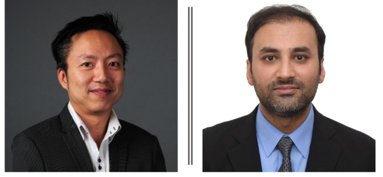 Qoo100's general manager Sam Too (left) and Asian Development Bank economist Fahad Khan. Image: ADB and Qoo10